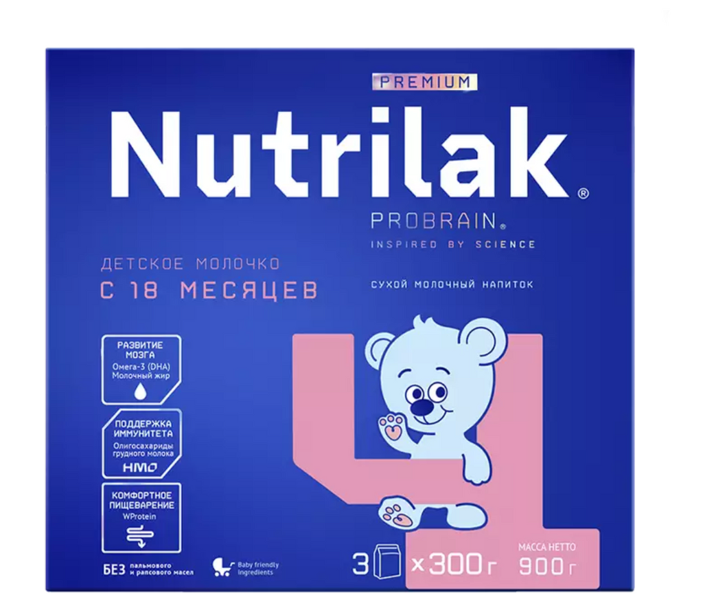 фото упаковки Nutrilak Premium 4 Детский сухой молочный напиток