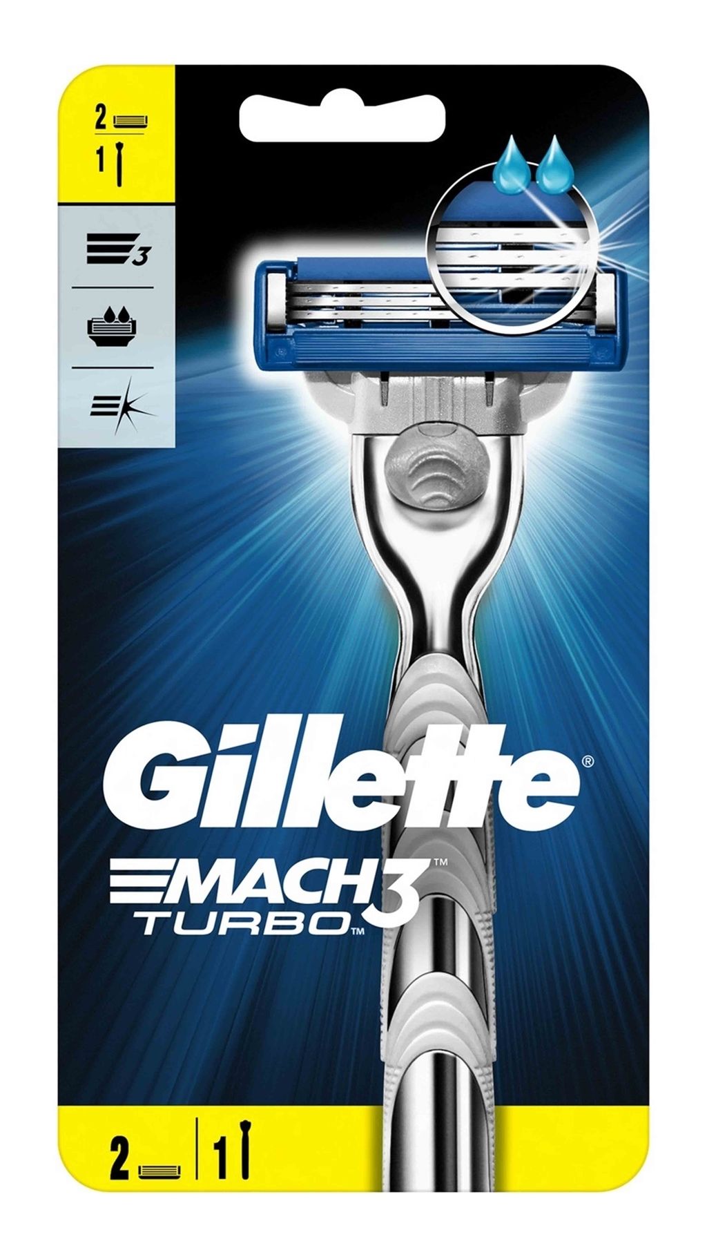 фото упаковки Gillette Mach3 Turbo Станок для бритья