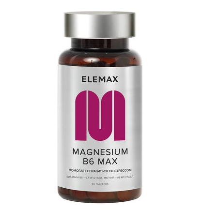 фото упаковки Elemax Магнезиум В6 Мах