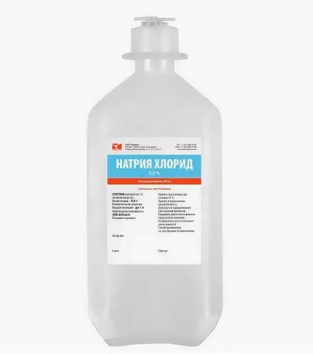 Натрия хлорид, 0.9%, раствор для инфузий, 400 мл, 20 шт.