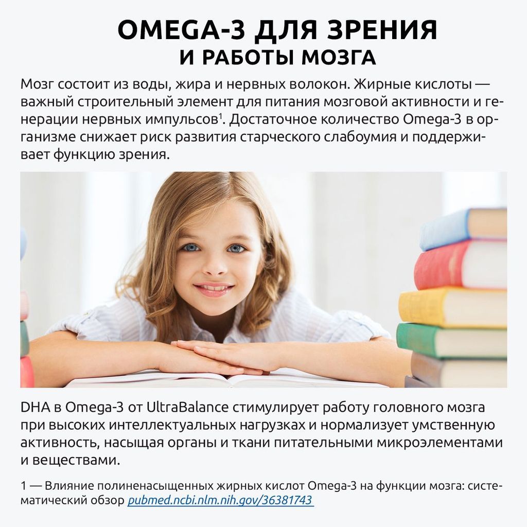 Ultrabalance Омега-3 Extra Premium жирные кислоты высокой концентрации, 1620 мг, капсулы, 90 шт.