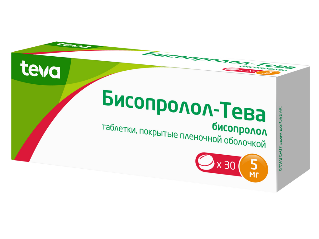 фото упаковки Бисопролол-Тева