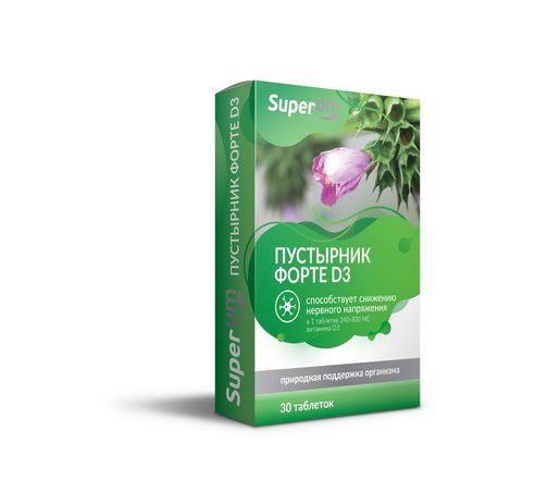 фото упаковки Superum Пустырник Форте D3