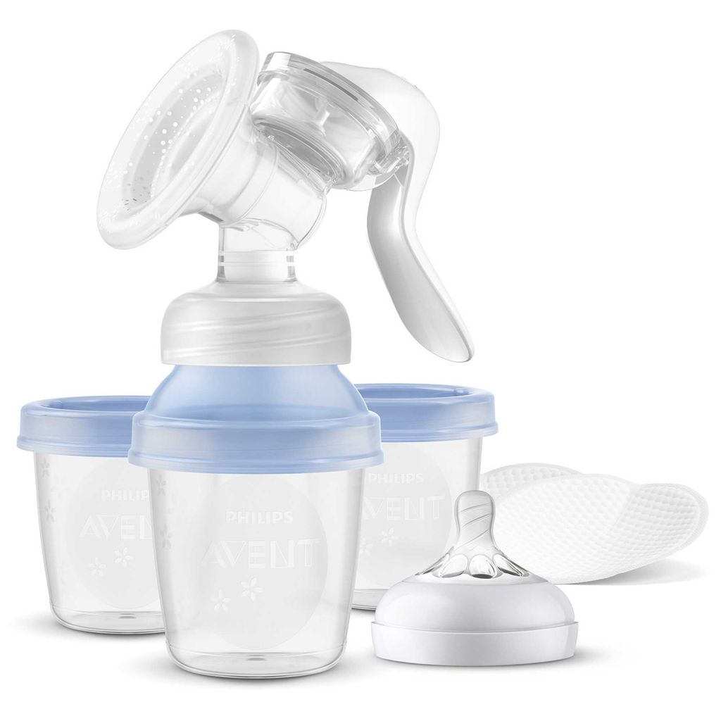 Philips Avent Молокоотсос ручной с контейнерами, арт. SCF430/13, 1 шт.