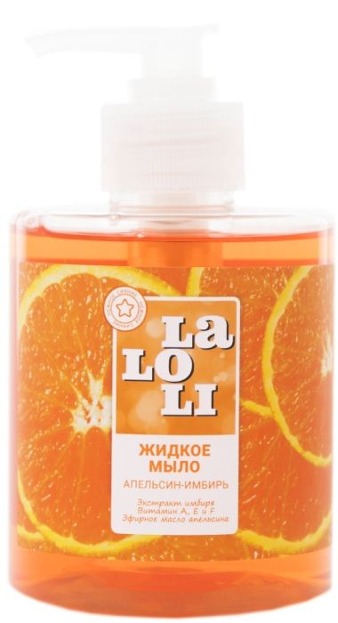 фото упаковки Laloli Мыло жидкое апельсин имбирь