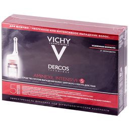 Vichy Dercos Aminexil Intensive 5 средство против выпадения волос для мужчин