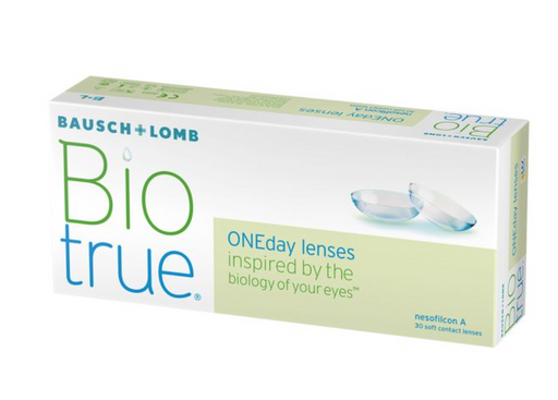 Bausch&Lomb Biotrue ONEday Контактные линзы однодневные, BC=8.6 d=14.2, D(-3.75), 30 шт.