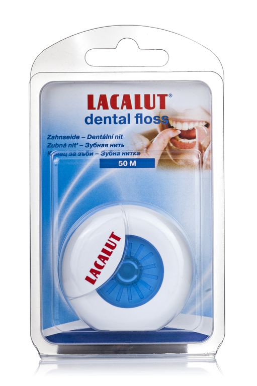 Lacalut Dental floss зубная нить, 50 м, нить зубная, 1 шт.