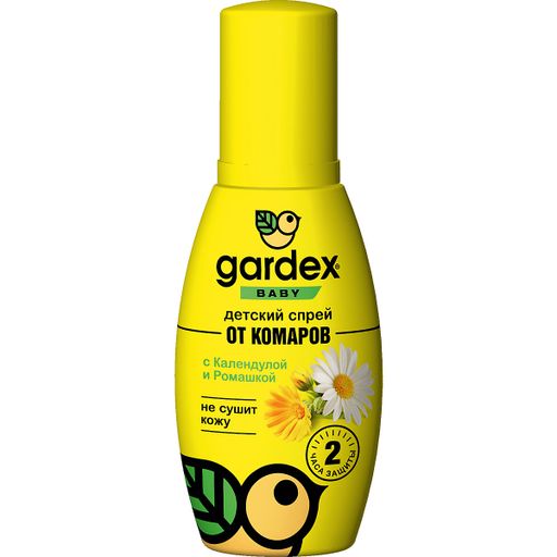 Gardex Baby Спрей от комаров для детей, спрей для наружного применения, 100 мл, 1 шт.