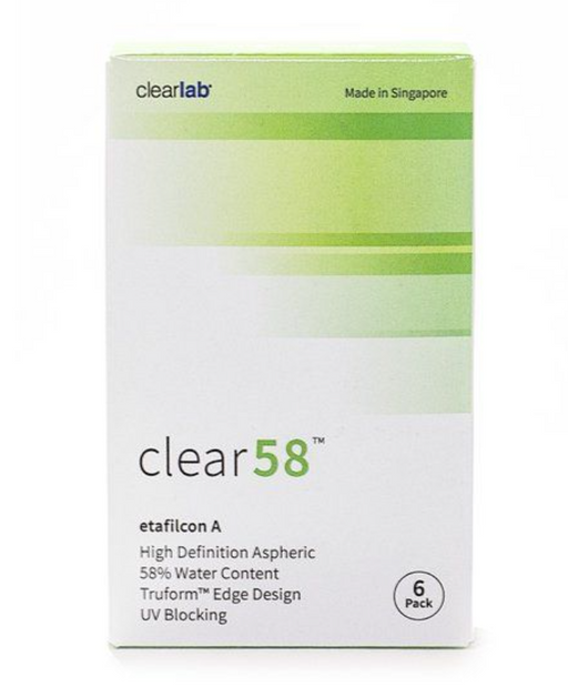 ClearLab Clear 58 Линзы контактные, -9.00, 8.7, 6 шт.
