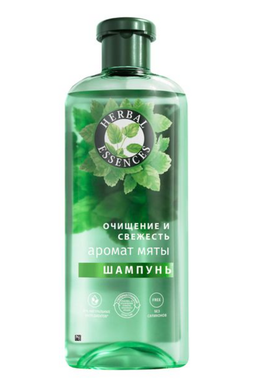 Herbal Essences Шампунь для волос очищение и свежесть, шампунь, с ароматом мяты, 350 мл, 1 шт.