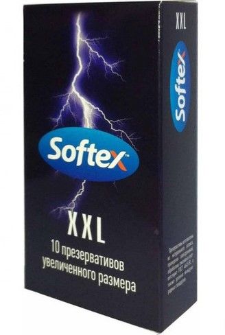 Презервативы Софтекс/Softex XXL, презервативы, увеличенного размера, 10 шт.