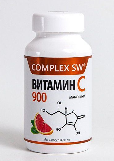 Максимум Complex SW Витамин C 900, капсулы, 60 шт.