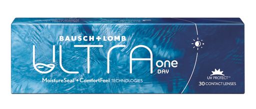 Ultra One Day Мягкие контактные линзы, -1.00, 8.6, 30 шт.
