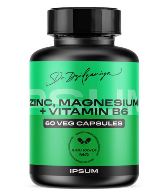 ZMA Цинк+Магний+B6 IPSUM, капсулы, 60 шт.