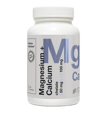 Elentra Nutrition Магний + Кальций хелат, капсулы, 90 шт.